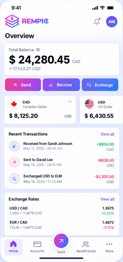 REMPIC mobile app overview